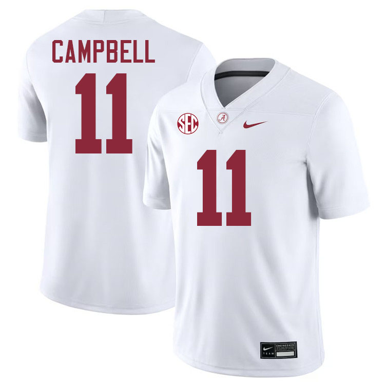 Jihaad Campbell Alabama Jersey,University Of Alabama Crimson Tide Football Jersey,Uniforms-White